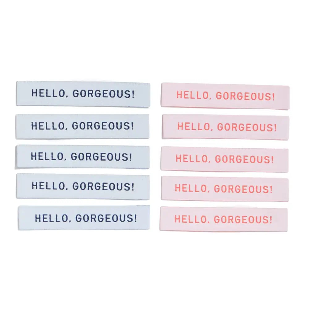 HELLO, GORGEOUS Label-Set by KATM