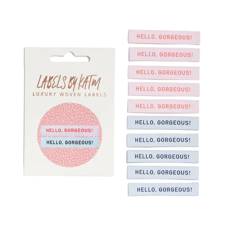 HELLO, GORGEOUS Label-Set by KATM