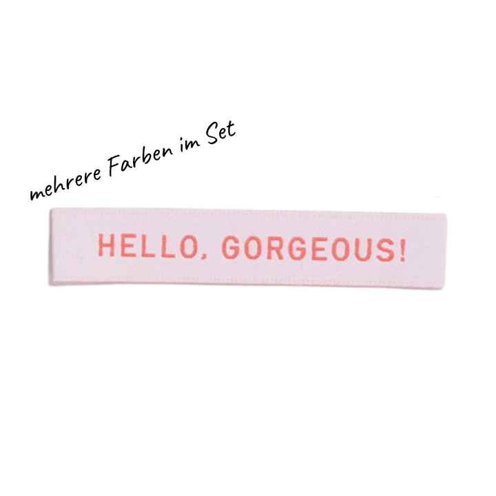 HELLO, GORGEOUS Label-Set by KATM