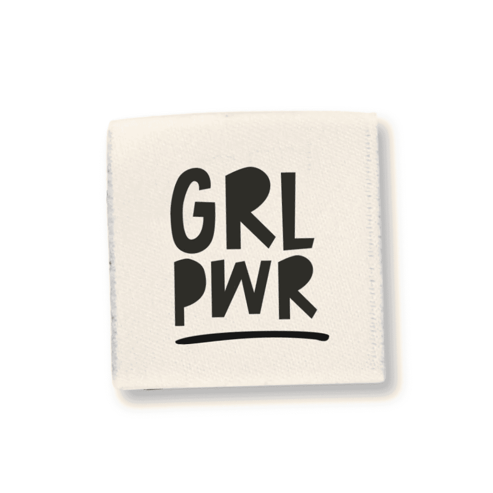 grlpwr - Baumwolllabel - Label-Set by Paul & Clara