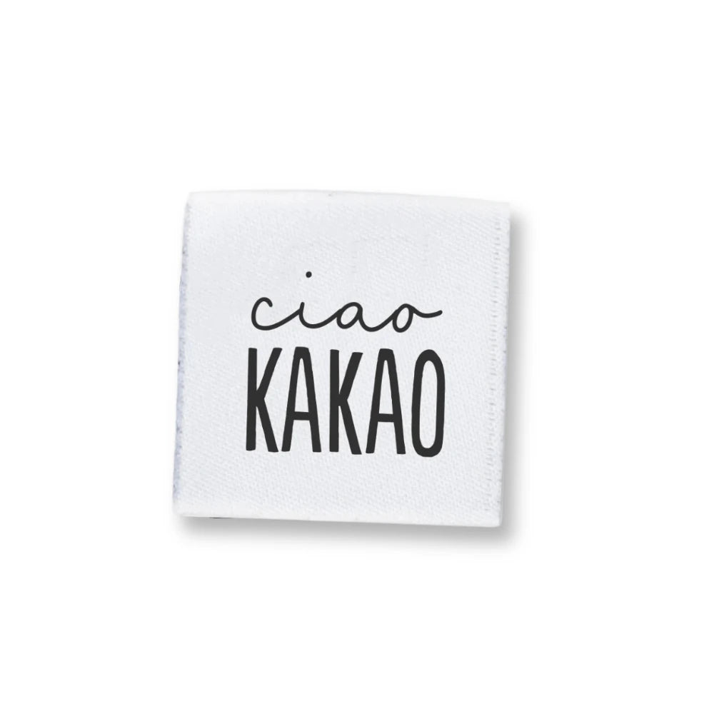 ciao kakao - Mini-Weblabel - Label-Set by Paul & Clara