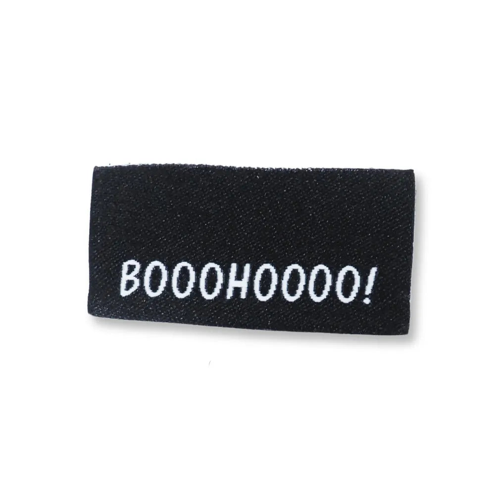 Booohoooo! - Klapp-Weblabel - Label-Set by Paul & Clara