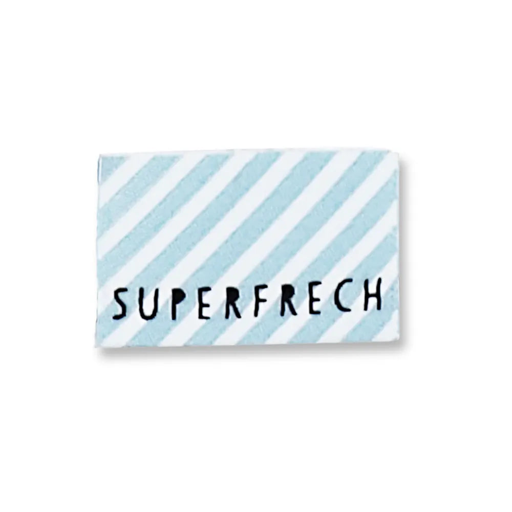 superfrech mint - Klapp-Weblabel - Label-Set by Paul & Clara