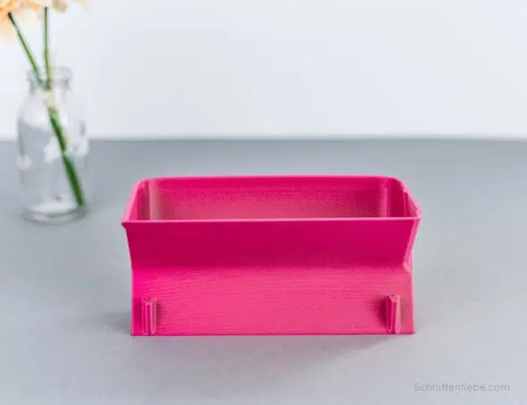 schnittenliebe 3D Druck Abfallbehälter Auffangbehälter Juki MO-654DE pink rosa
