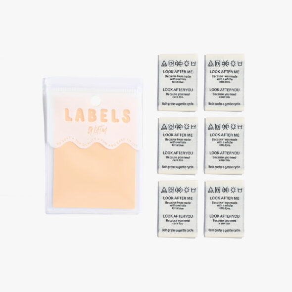 Schnittenliebe Textiletiketten Sew Labeled Label KATM LOOK AFTER ME YOU FrontPack