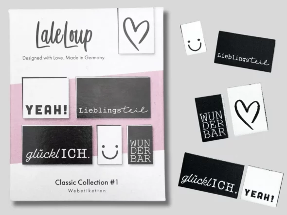 Schnittenliebe Textiletiketten Sew Labeled Label LaLeLoup Classic Collection #1
