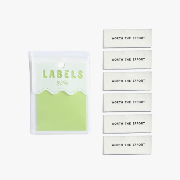 Schnittenliebe Textiletiketten Sew Labeled Label KATM WorthTheEffort FrontPack