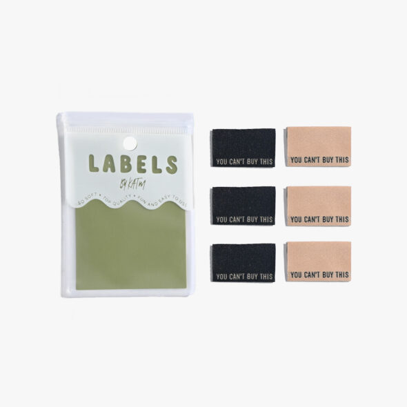 Schnittenliebe Textiletiketten Sew Labeled Label KATM you-cant-buy-this FrontPack