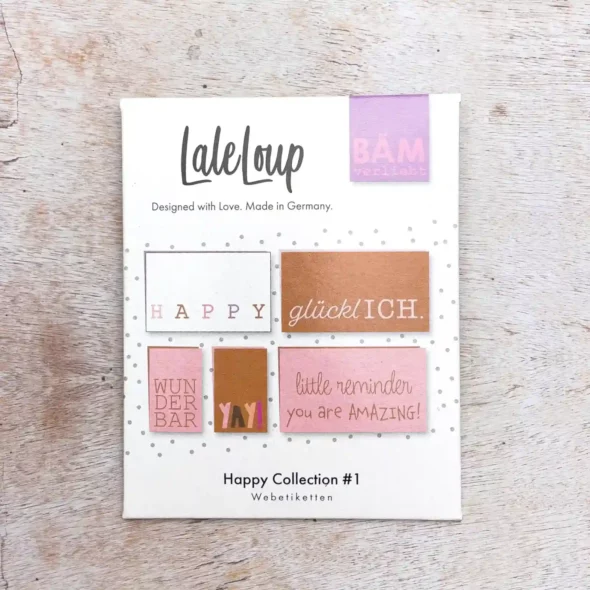 Schnittenliebe Textiletiketten Sew Labeled Label LaLeLoup Happy Collection #1