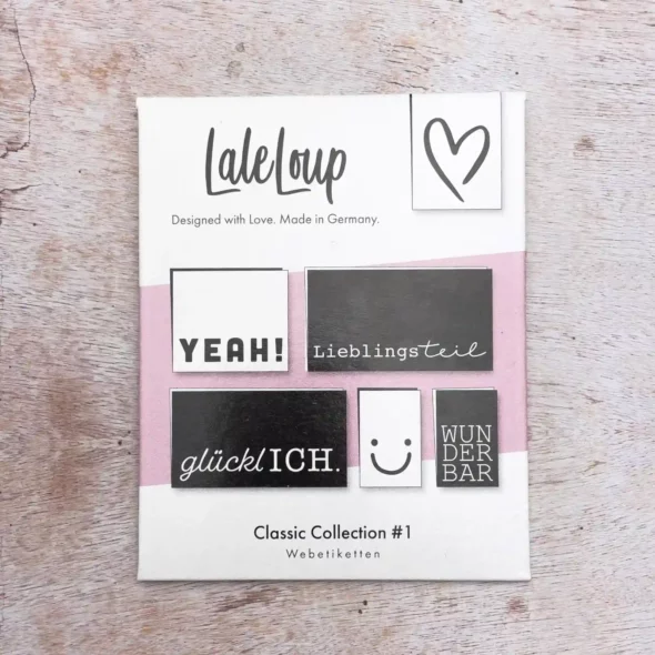 Schnittenliebe Textiletiketten Sew Labeled Label LaLeLoup Classic Collection #1